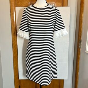 New York and Company Black and White Sheath Dress
